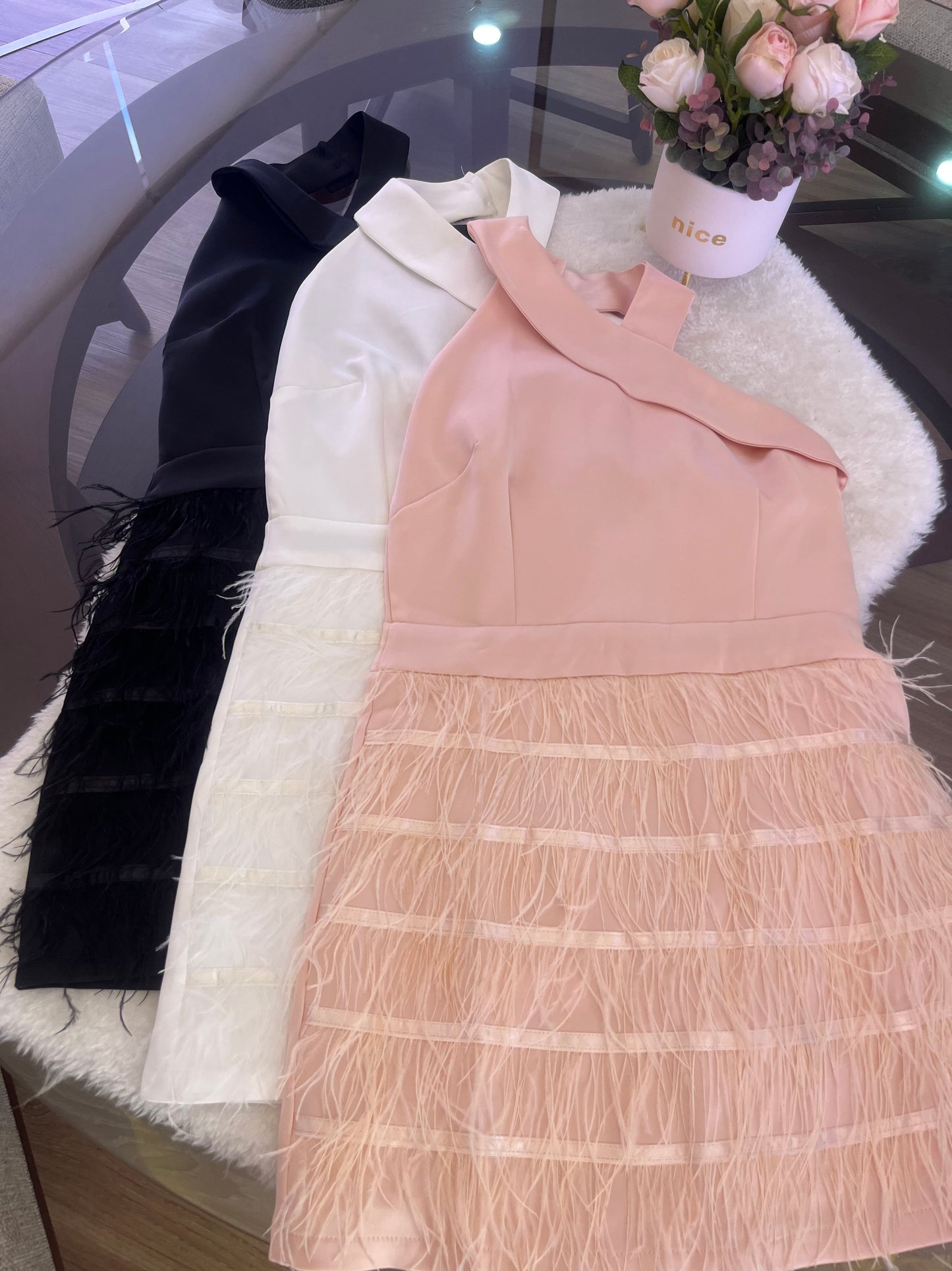 Faye Furry Dress