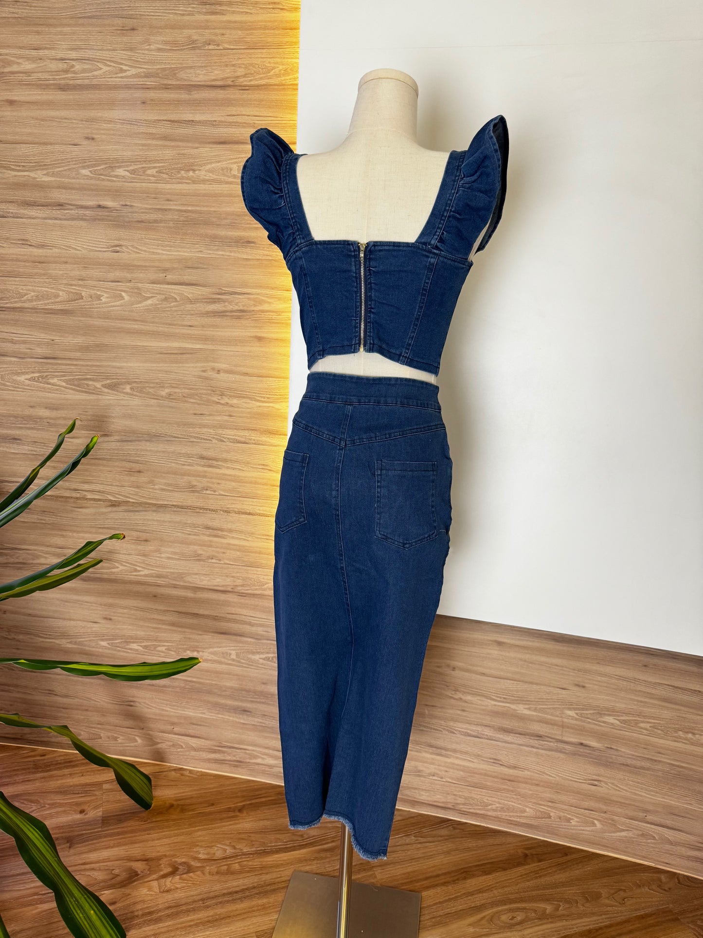 Lizzie Denim Set Wear