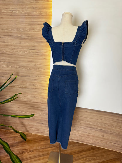 Lizzie Denim Set Wear