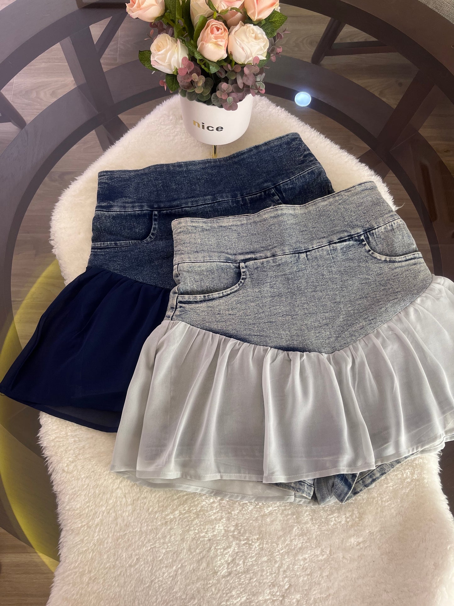 Wynne Denim Skort