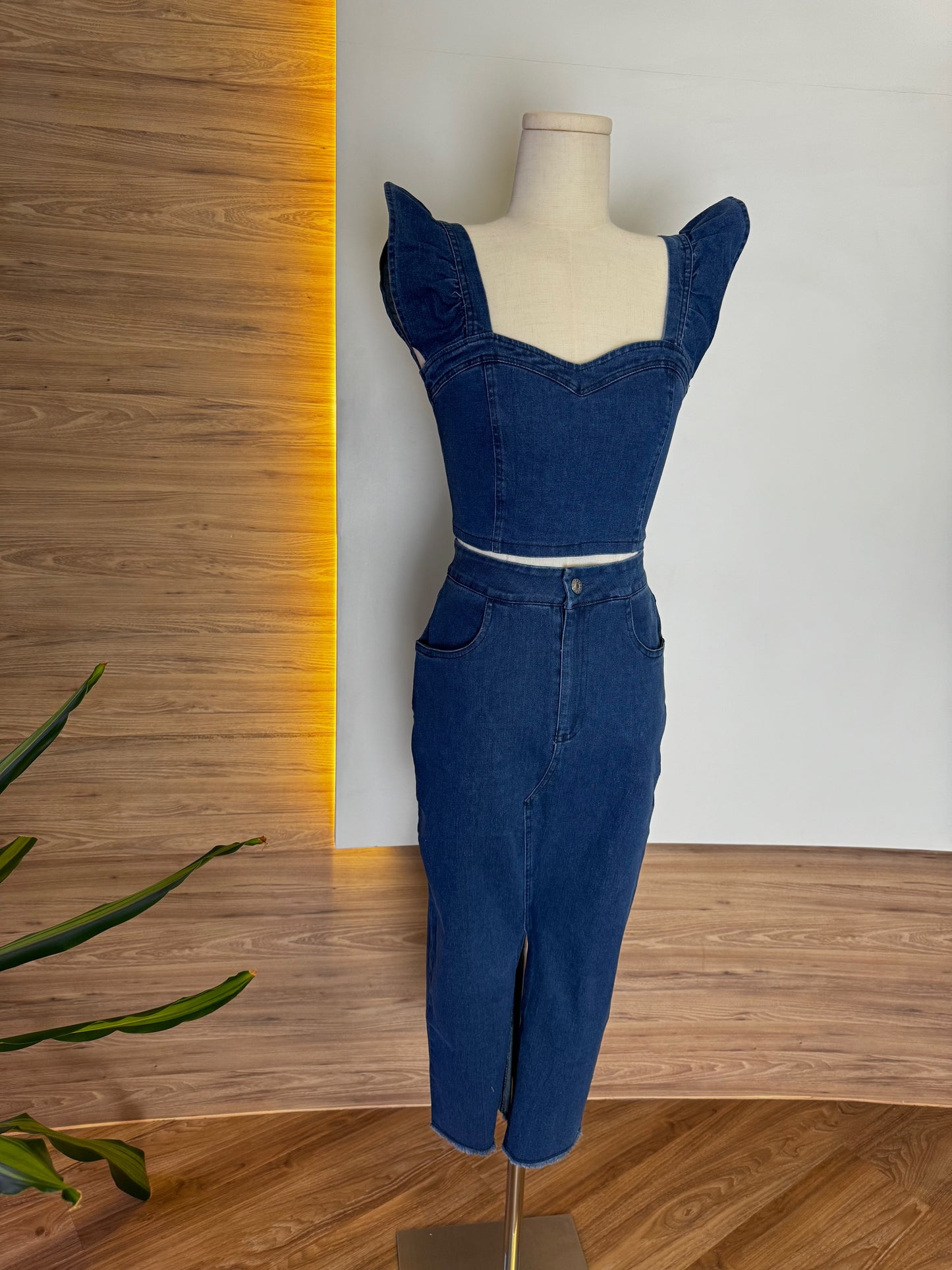 Lizzie Denim Set Wear