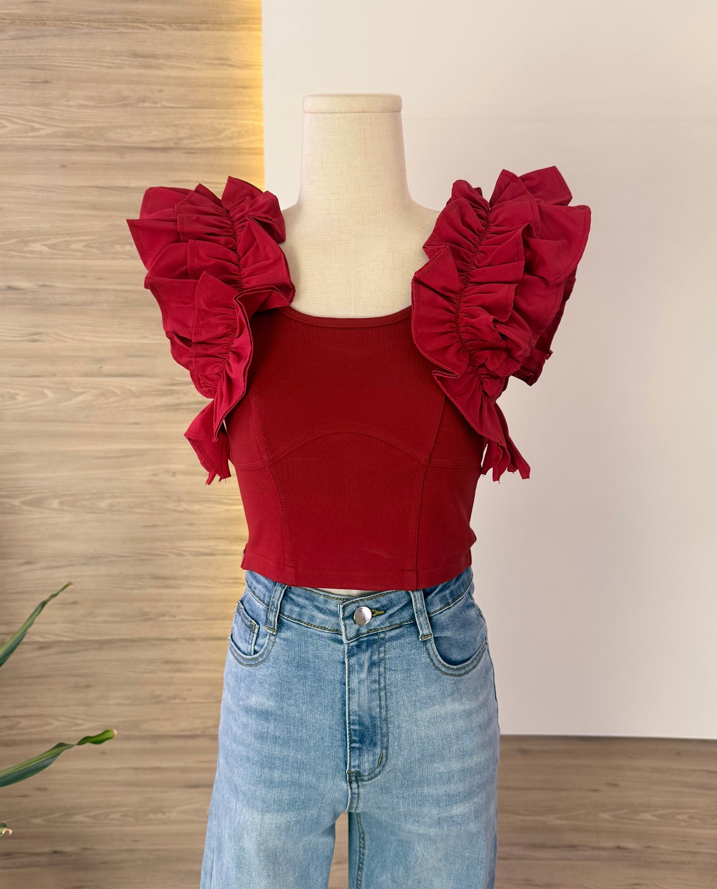 Josephine Ruffle Top