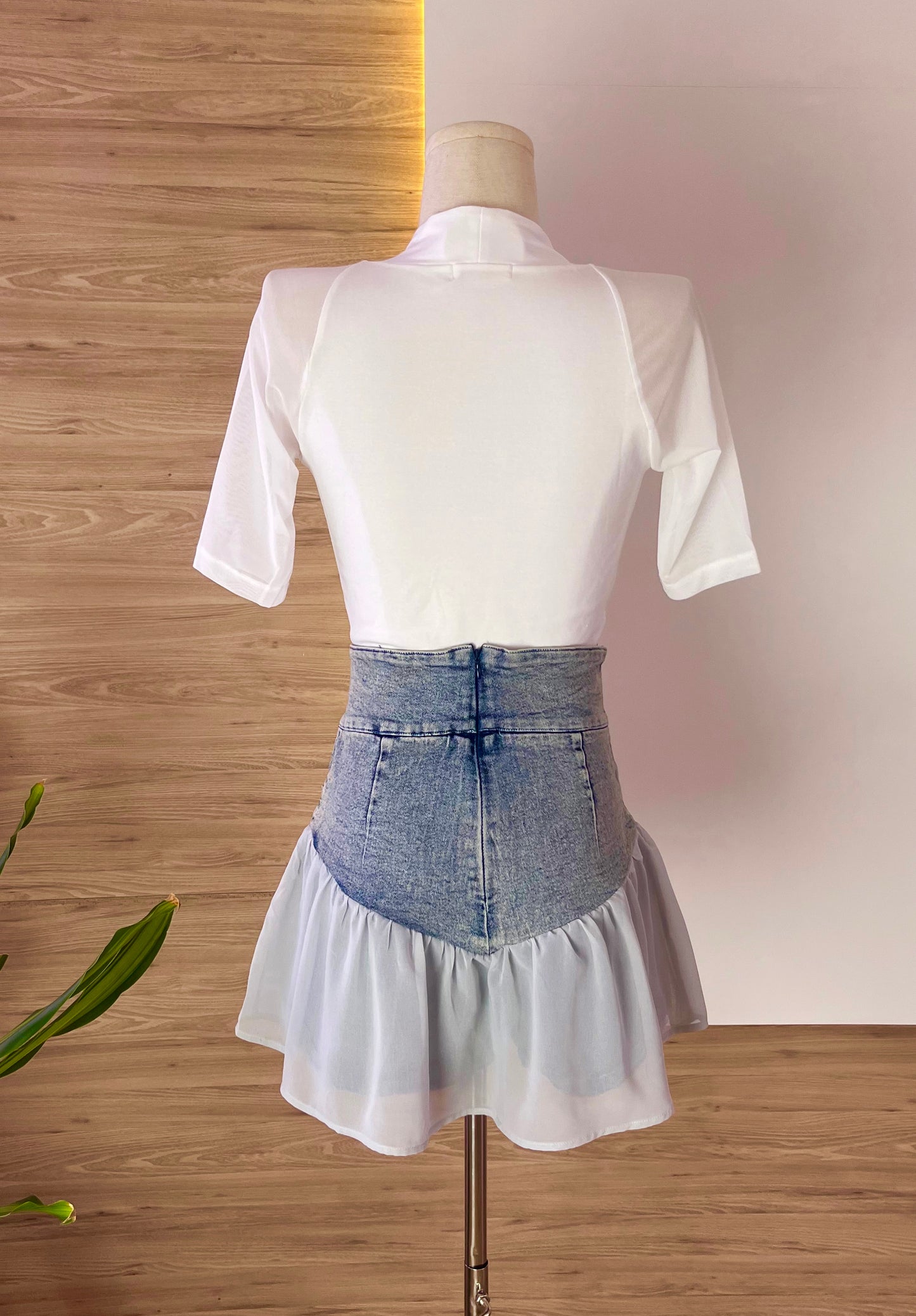 Wynne Denim Skort