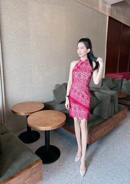 SALES 50% OFF-Eliza Oriental Lace Dress