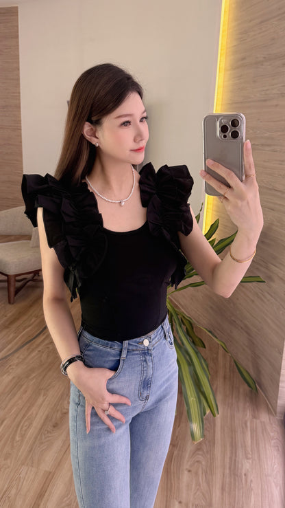 Josephine Ruffle Top