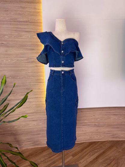 Verona Denim Set Wear