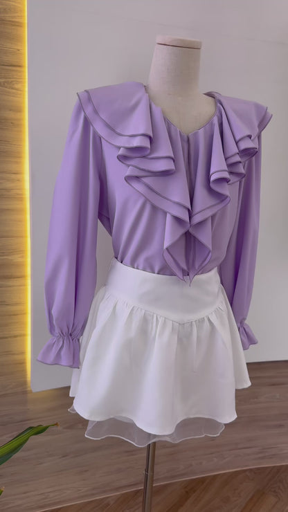 Bianca Ruffle Blouse